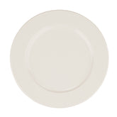Bonna China Banquet dia.9.25"  Round Warm White Porcelain Plate (Set of 4)